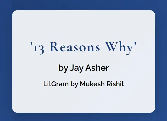 13 Reasons Why