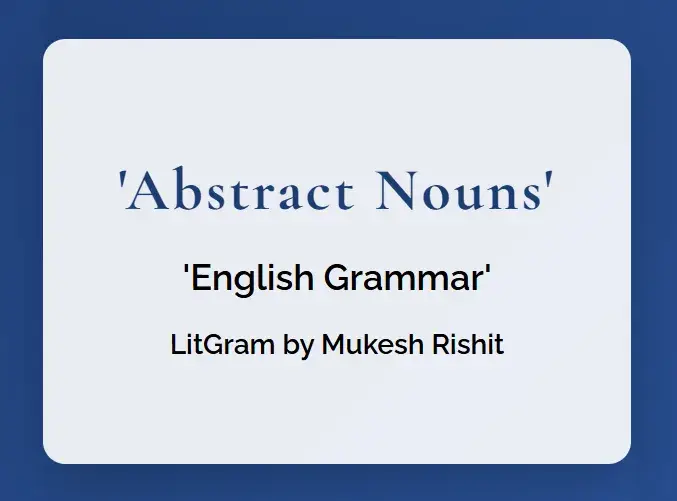 Abstract Nouns