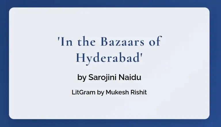 In the Bazaars of Hyderabad