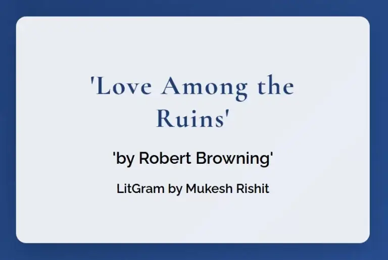 Love Among the Ruins