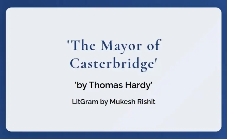 The Mayor of Casterbridge
