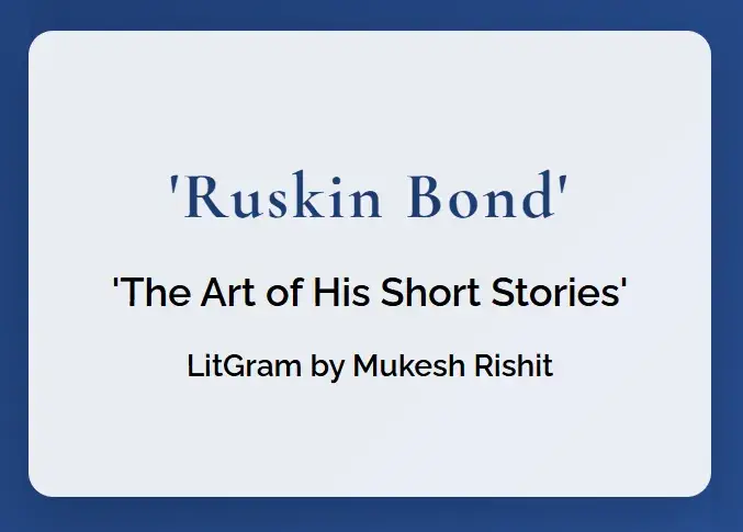 Ruskin Bond