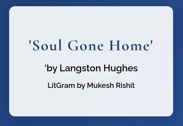 Soul Gone Home Summary
