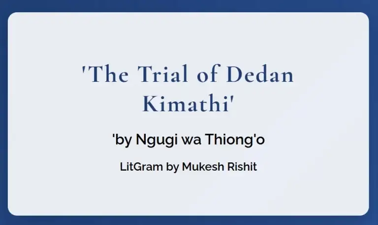 The Trial of Dedan Kimathi