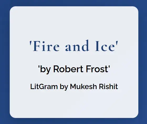 Fire and Ice