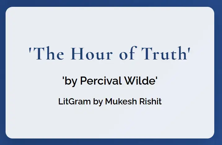 The Hour of Truth