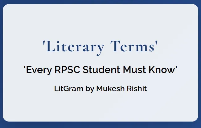 Literary terms