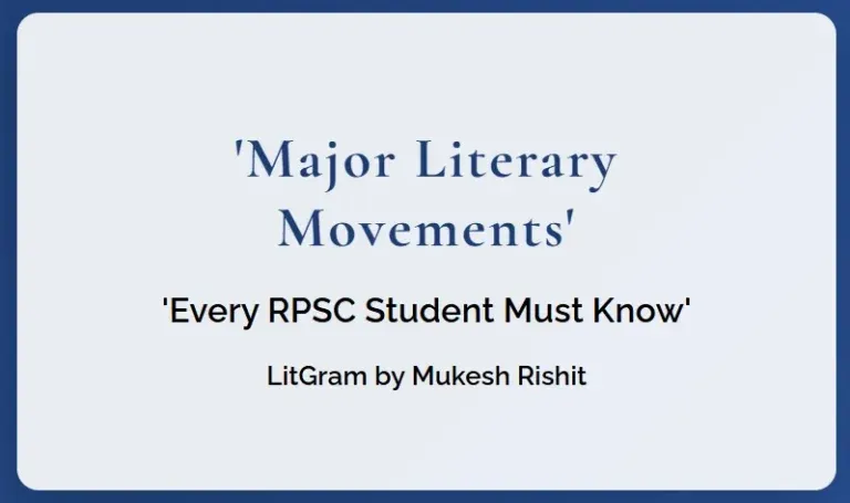 Major Literary Movements
