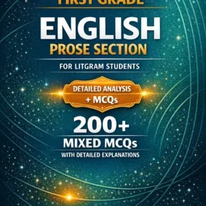 RPSC First Grade English Prose Section pdf